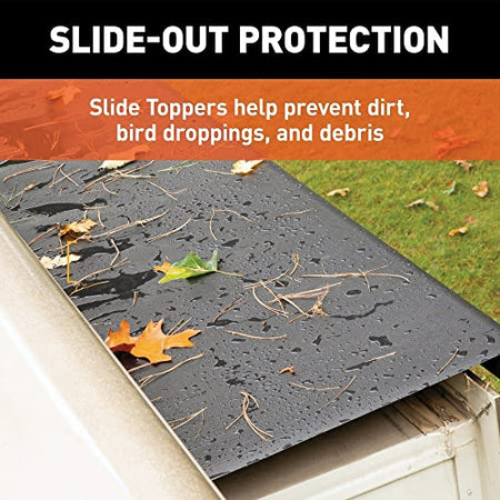 LIPPERT COMP V000165063 Solera 5000 Series Black Slide Topper RV Slide-Out Awning 6'6 (6'1 ...