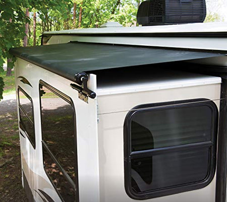 LIPPERT COMP V000168328 Solera 5000 Series Slide Topper Awning - Black - 12' (11' 7 Fabric)...
