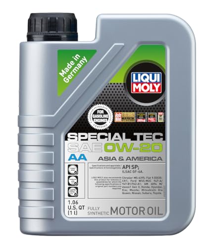 LIQUI MOLY 2207 Special Tec AA SAE 0W-20 | 1 L | Fully synthetic engine oil | SKU: