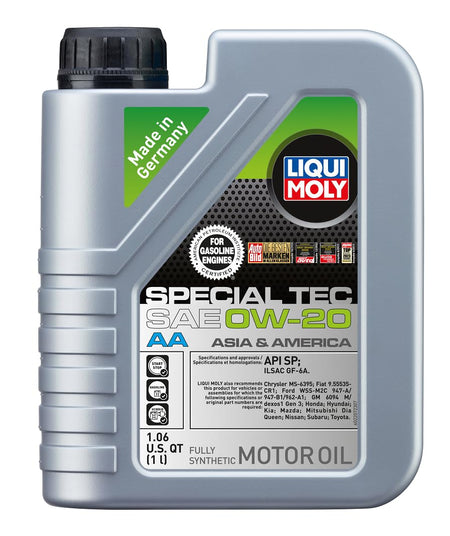 LIQUI MOLY 2207 Special Tec AA SAE 0W-20 | 1 L | Fully synthetic engine oil | SKU: