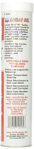 LUCAS OIL 10005-30 1000530 RED 'N' TACKY GREASE/30X1