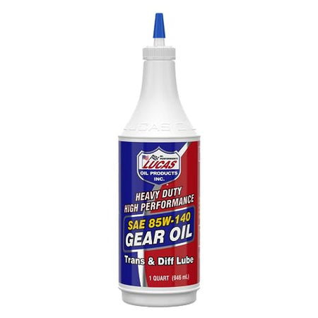 LUCAS OIL LUCA10042 10042 Heavy Duty High Performance SAE 85W-140 Gear Oil - 1 Quart