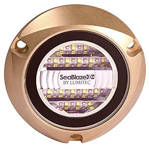 Lumitec Lumitec SeaBlazeX2 Underwater LED Light - 6000 Lumens, Dual Color White/Blue & RGBW Spectrum - Solid