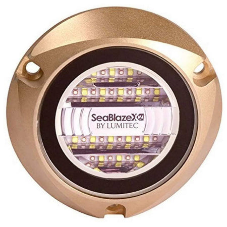 Lumitec Lumitec SeaBlazeX2 Underwater LED Light - 6000 Lumens, Dual Color White/Blue & RGBW Spectrum - Solid