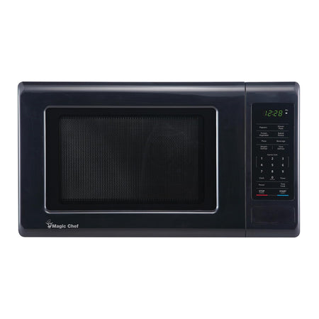 Magic Chef Magic Chef 0.9 Cubic Feet 900 Watt Stainless Countertop Microwave Oven for Compact Spaces with 6