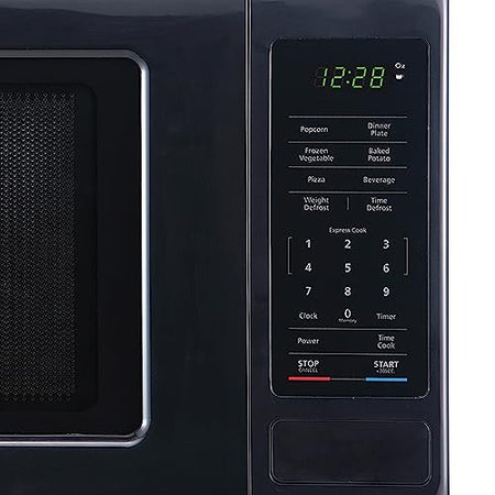 Magic Chef Magic Chef 0.9 Cubic Feet 900 Watt Stainless Countertop Microwave Oven for Compact Spaces with 6