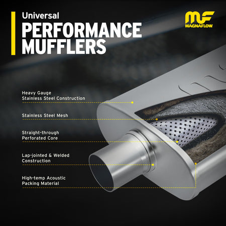 MAGNAFLOW 11229 Performance Exhaust Muffler Engine & Performance
