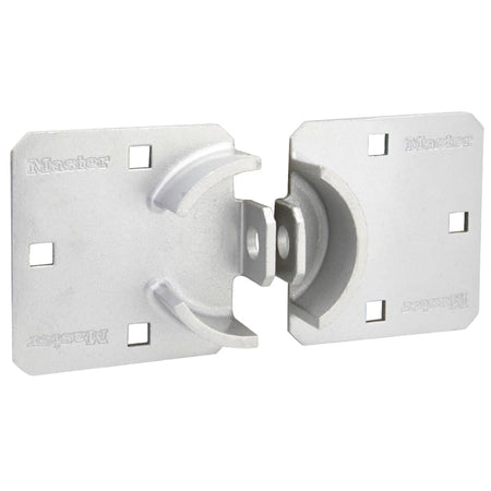 Master Lock Master Lock Chrome Hasp Lock, Heavy Duty Hidden Shackle Lock and Hasp, Solid Steel Lock for