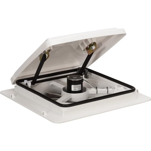 MAXXAIR MAXXAIR Maxxfan Plus High Powered 10-Speed RV Intake and Exhaust Fan - Manual or Remote Control