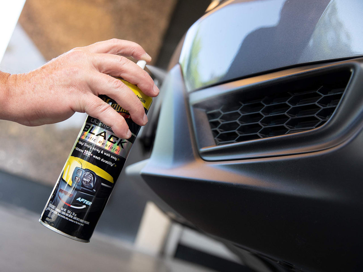 MEGUIARS WAX G16910 Meguiar's Ultimate Black Plastic Restorer, Restore Faded Exterior T...
