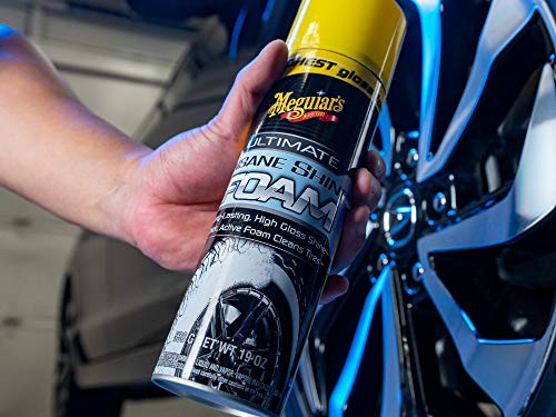 MEGUIARS WAX G210419 Meguiar's Ultimate Insane Shine Foam, Long-Lasting Tire Shine for a...
