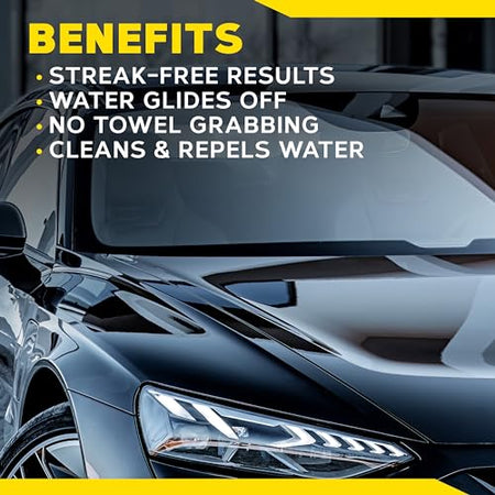 Meguiar's Meguiar's Ultimate Glass Cleaner & Water Repellent - Premium Glass and Window Cleaner for Quick