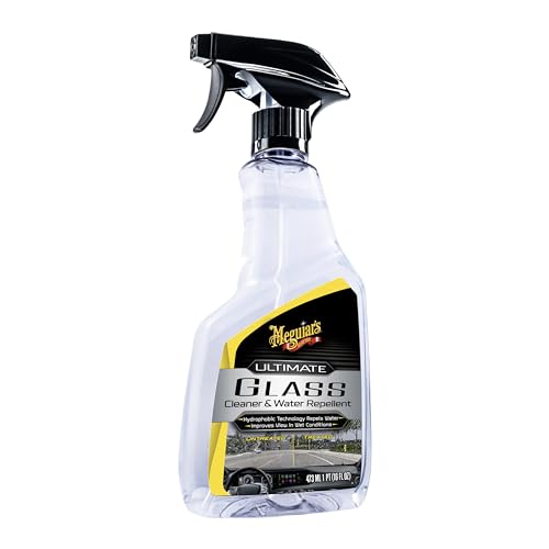 Meguiar's Meguiar's Ultimate Glass Cleaner & Water Repellent - Premium Glass and Window Cleaner for Quick