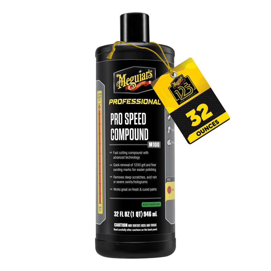MEGUIARS WAX M10032 MIRROR GLAZE PRO SPEED CMPND LIQ
