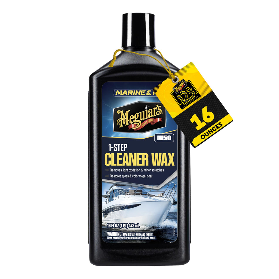 MEGUIARS WAX M5016 BOAT/RV CLEANER WAX - LIQ