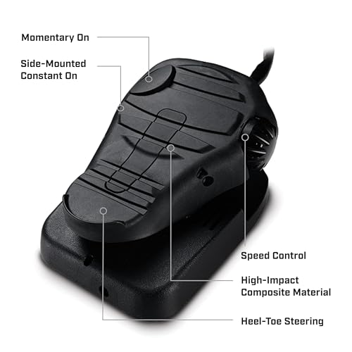 Minn Kota Minn Kota Edge Bow-Mount Electric Trolling Motor with Foot Pedal Control – 45 Lb. Thrust, 36 In.