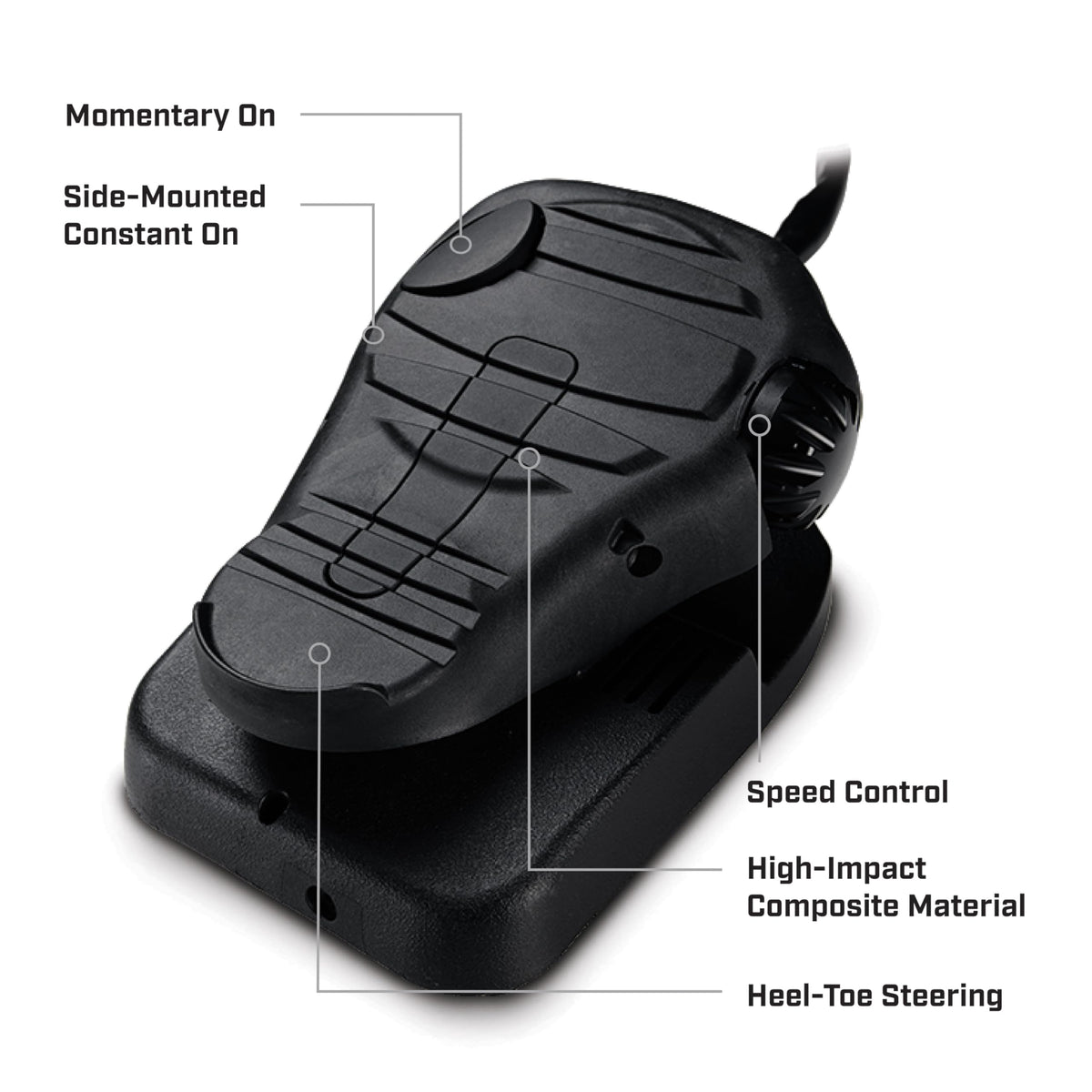 Minn Kota Minn Kota Edge Bow-Mount Electric Trolling Motor with Foot Pedal Control – 45 Lb. Thrust, 36 In.