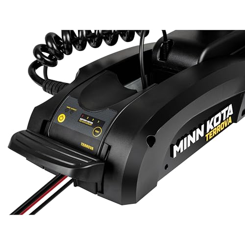 MINN KOTA 1358350 Terrova Bow-Mount Electric Trolling Motor with GPS, Spot-Lock – 55 ...