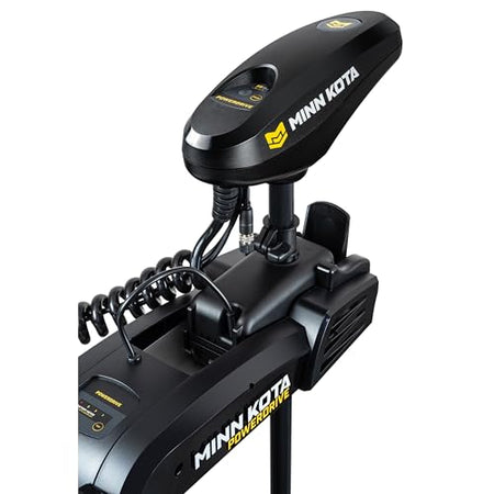 MINN KOTA 1358451 PowerDrive Bow-Mount Electric Trolling Motor with GPS – 55 Lb. Thru...