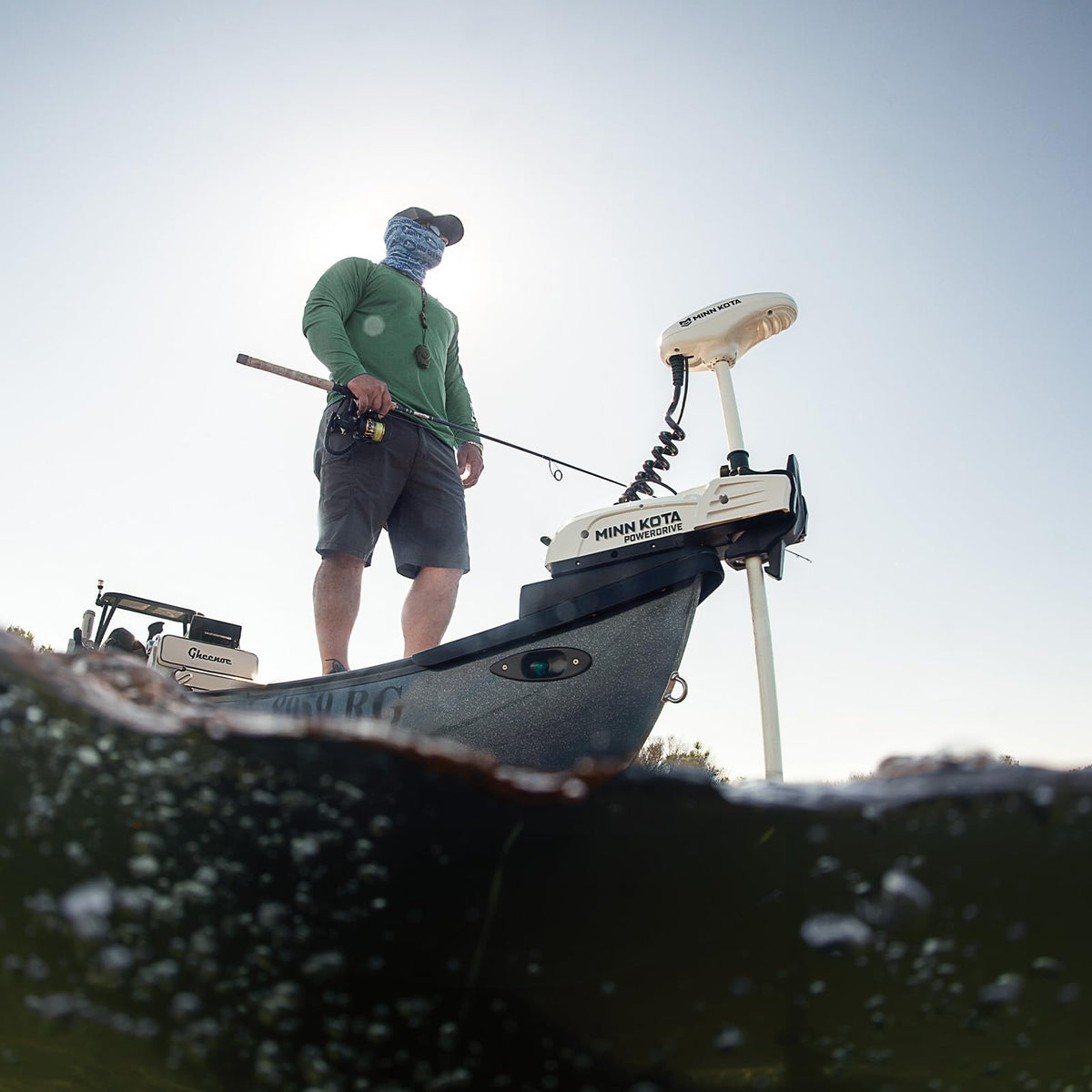 MINN KOTA 1363575 Riptide PowerDrive Bow-Mount Electric Trolling Motor with Mircro Re...
