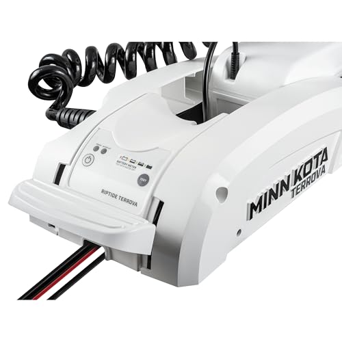 MINN KOTA 1363790 Riptide Terrova Bow-Mount Electric Trolling Motor with GPS, Spot-Lo...