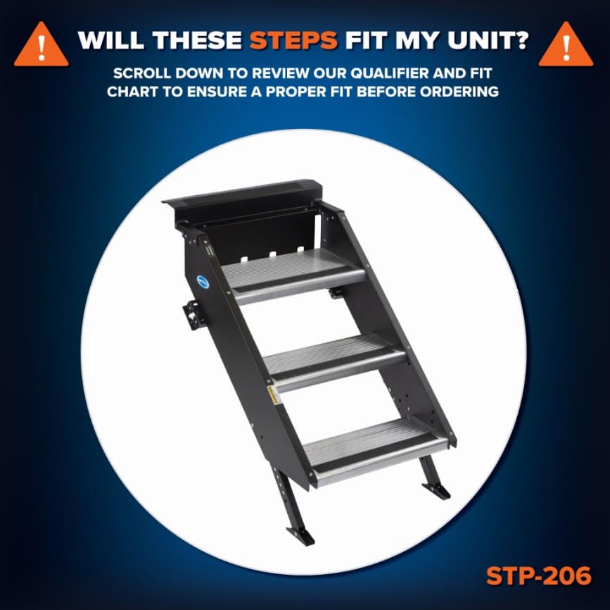 MOR/RYDE STP-206 MORryde - Step Above 2nd Generation RV Entry Step RV & Camper