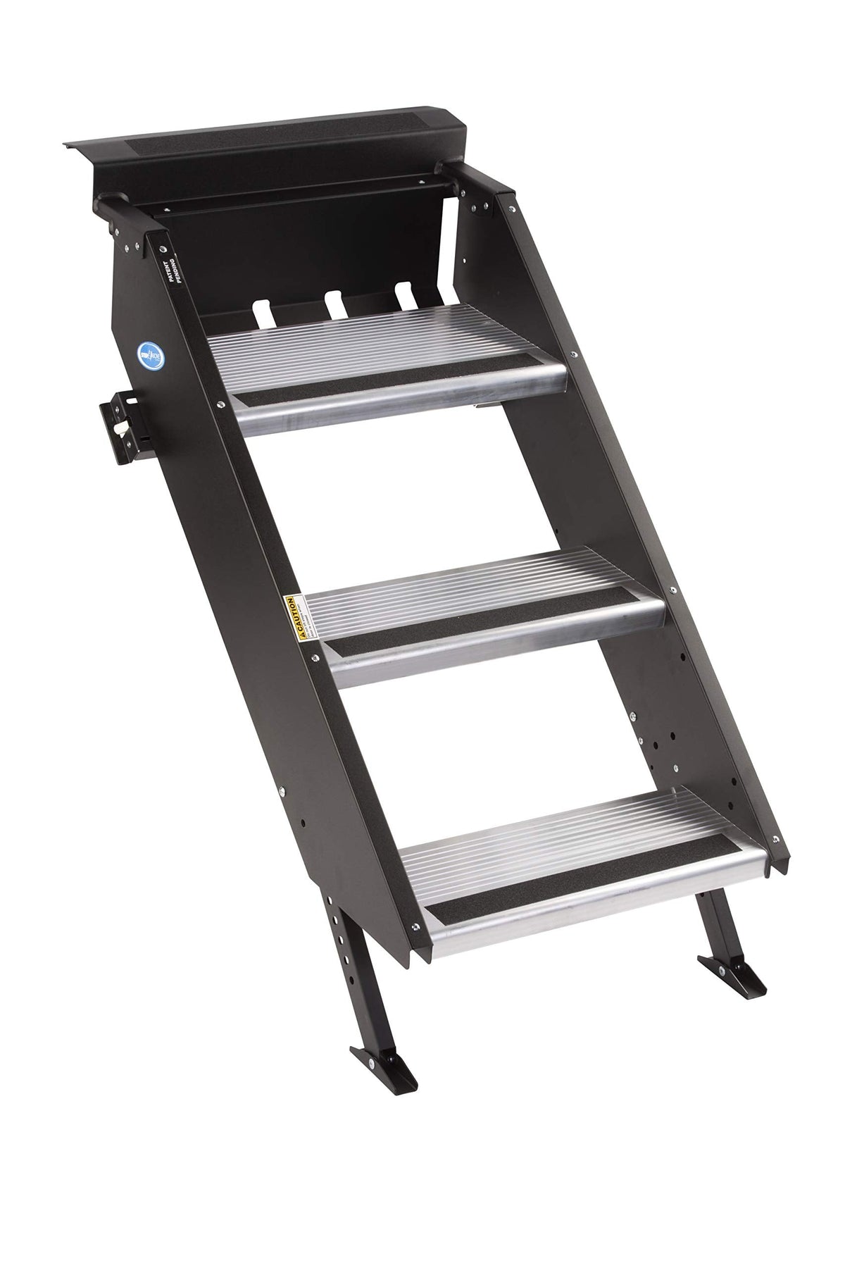 MOR/RYDE STP-207 MORryde StepAbove Fold-Up RV Entry Step - 3-Step (9 Step Rise), Fi... RV & Camper