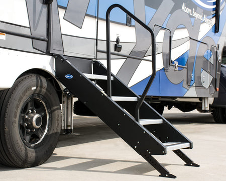 MOR/RYDE STP214-120H MORryde Handrail for 2nd Generation StepAbove - 4-Step RV & Camper