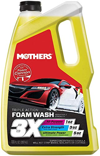 Mothers Mothers Triple Action Foam Wash, 100 oz. — pH Balanced, Eco-Friendly, Super-Sudsy, Foam Cannon,