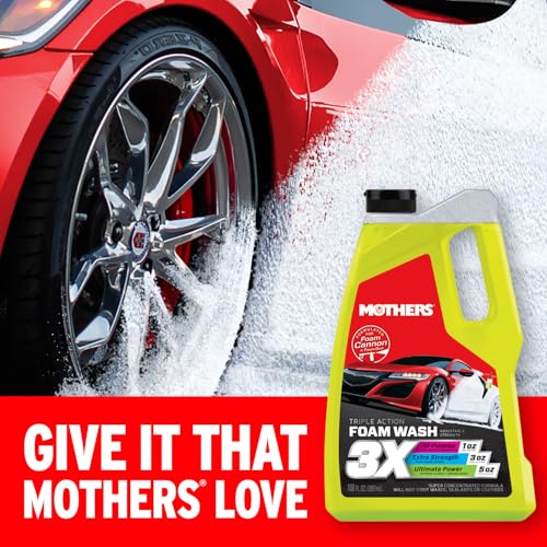 Mothers Mothers Triple Action Foam Wash, 100 oz. — pH Balanced, Eco-Friendly, Super-Sudsy, Foam Cannon,