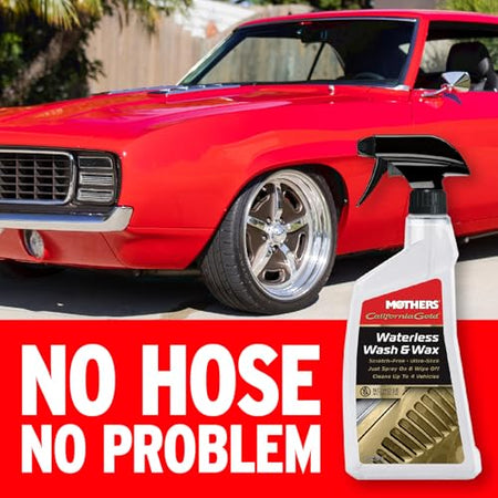 MOTHERS 05644 California Gold Waterless Wash & Wax, 24 oz. () Wheels & Tires