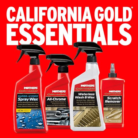 MOTHERS 05644 California Gold Waterless Wash & Wax, 24 oz. () Wheels & Tires