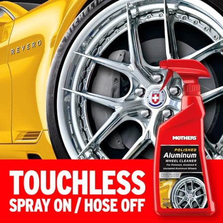 MOTHERS 06024 Polished Aluminum Wheel Cleaner, 24 oz. () Wheels & Tires