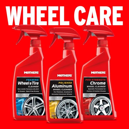 MOTHERS 06024 Polished Aluminum Wheel Cleaner, 24 oz. () Wheels & Tires