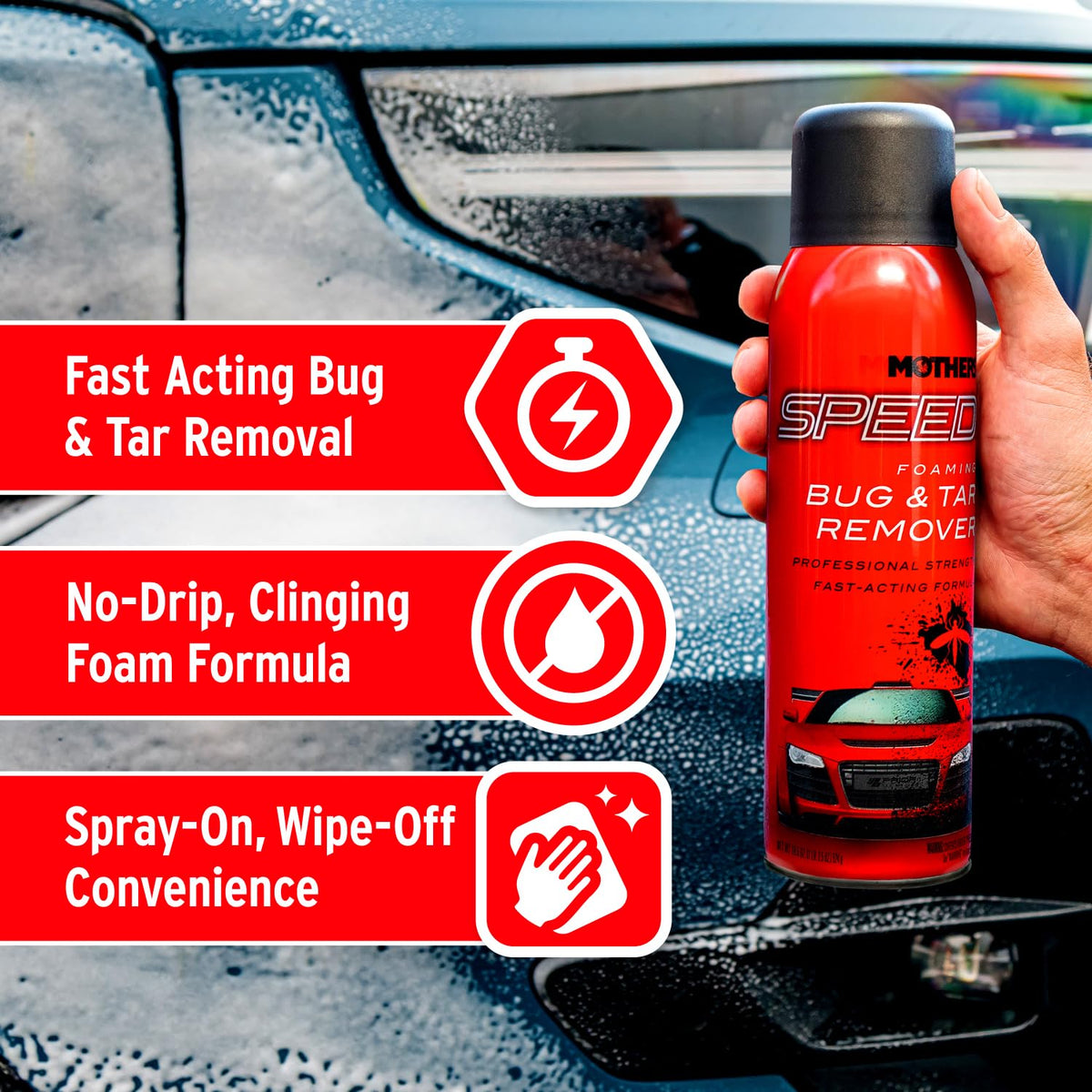 MOTHERS 16719 SPEED BUG & TAR REMOVER 19OZ