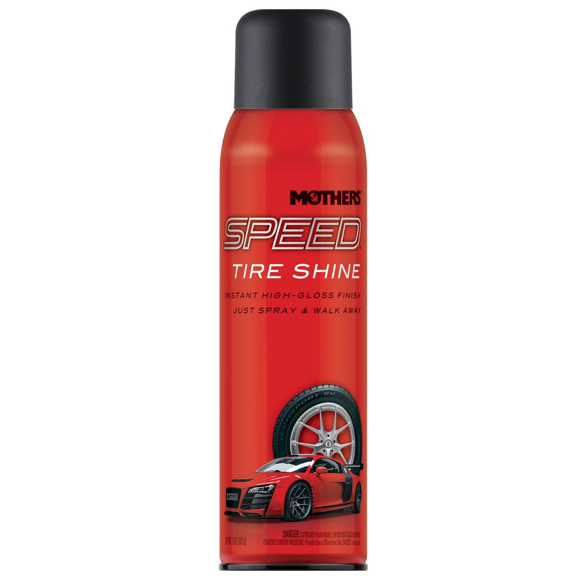 MOTHERS 16915 Speed Tire Shine, 15 oz. Aerosol () Wheels & Tires