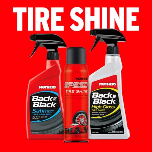 MOTHERS 16915 Speed Tire Shine, 15 oz. Aerosol () Wheels & Tires
