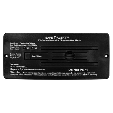 MTI INDUSTRY 35-742-BL Safe T Alert 35 Series Dual LP/CO Alarm - Propane and Carbon Monoxi...