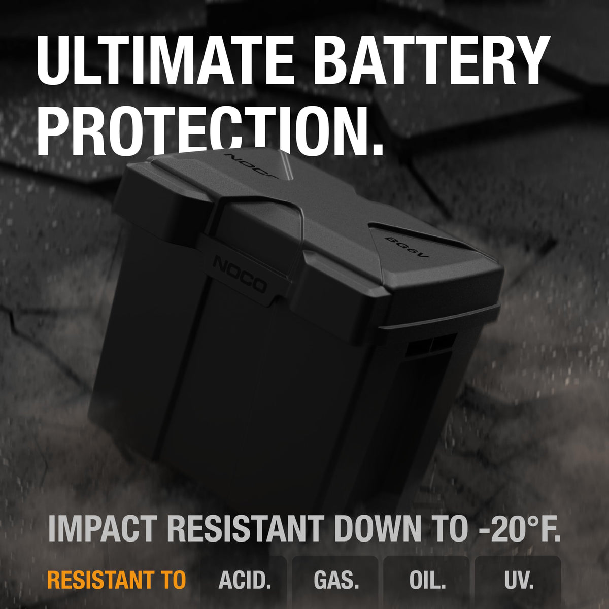 NOCO BG6VS Snap-Top BG6V Battery Box, Single 6V Battery Box for Marine, Automo...