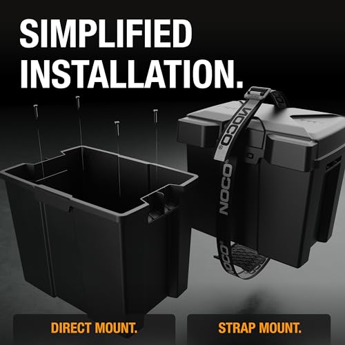 NOCO BG6VS Snap-Top BG6V Battery Box, Single 6V Battery Box for Marine, Automo...