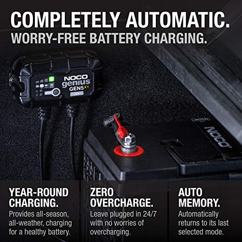 NOCO GEN5X1 1-BANK 5A ONBOARD BATTERY CHARGER
