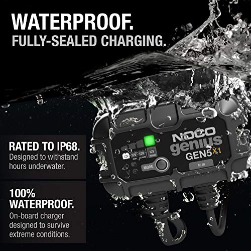 NOCO GEN5X1 1-BANK 5A ONBOARD BATTERY CHARGER
