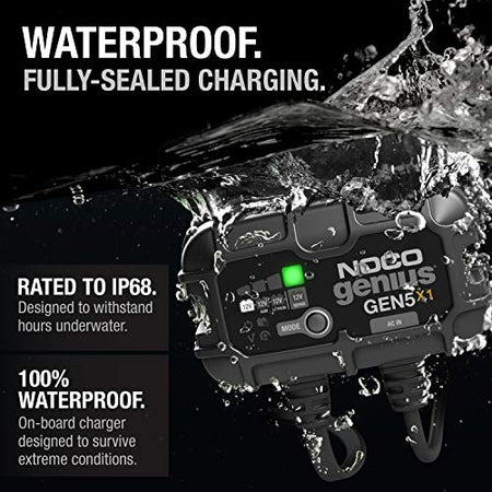 NOCO GEN5X1 1-BANK 5A ONBOARD BATTERY CHARGER
