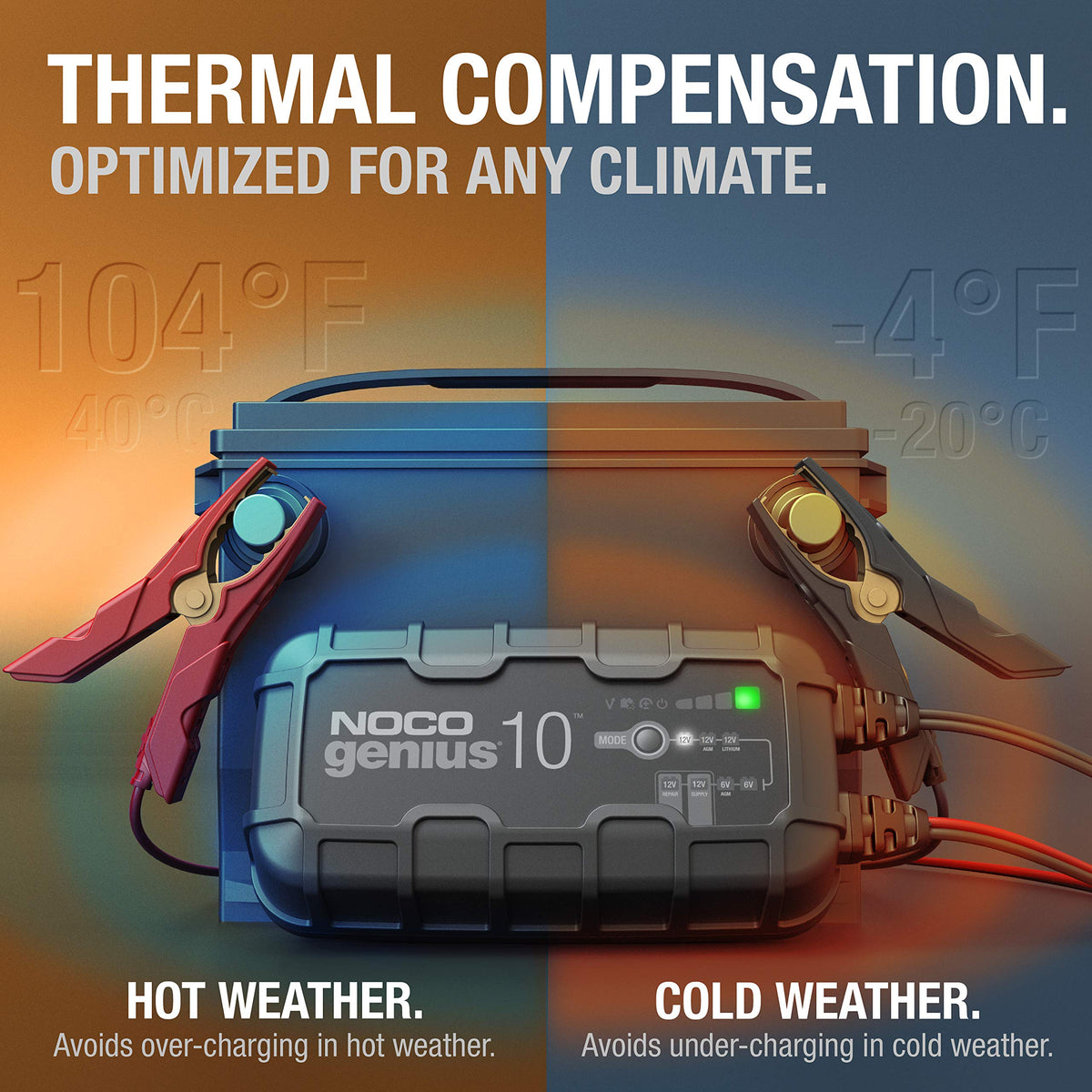NOCO GENIUS10 10A BATTERY CHARGER