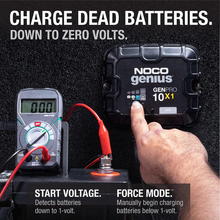 NOCO GENPRO10X1 1-BANK 10A ONBOARD BATTERY CHARGER