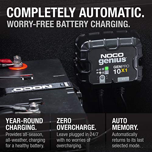 NOCO GENPRO10X1 1-BANK 10A ONBOARD BATTERY CHARGER