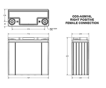 ODYSSEY ODS-AGM16L Battery Extreme Series AGM Battery Engine & Performance