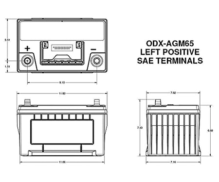 ODYSSEY ODXAGM65 ODYSSEY 65-PC1750