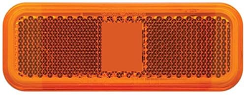 OPTRONICS Optronics A-44ABP Amber Replacement Lens for Rectangular Marker/Clearance Light