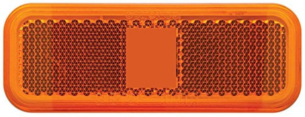 OPTRONICS Optronics A-44ABP Amber Replacement Lens for Rectangular Marker/Clearance Light